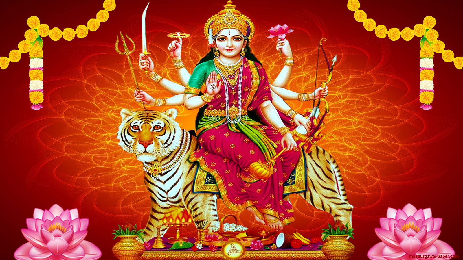 Maa Durga Puja Best Picsart Editing Background 4k