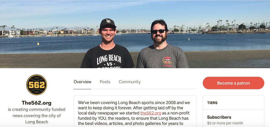 GUYS! We are just five subscribers away from our September goal, with a week left. We need five people to sign up for a $5/10 tax-deductible monthly donation.

Next Monday we'll be dropping our first-ever merch, available exclusively to subscribers!

patreon.com/the562