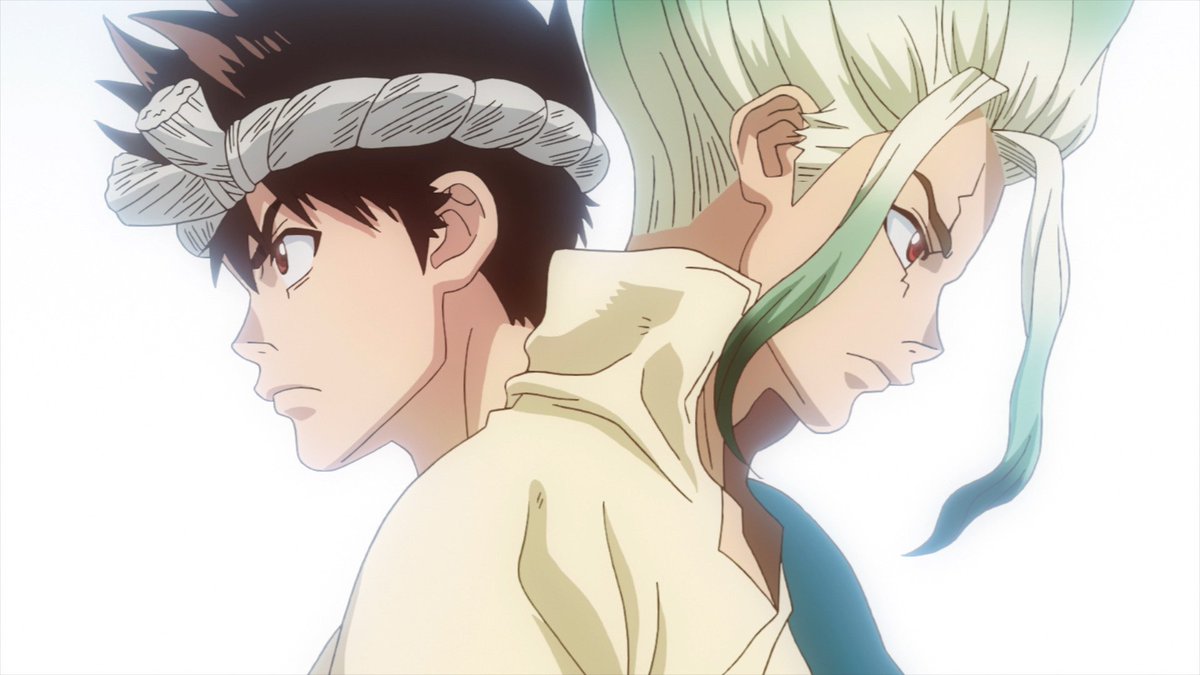 アニメ ｄｒ ｓｔｏｎｅ 公式 続編制作決定 Auf Twitter ｄｒ ｓｔｏｎｅ 第12話 背中合わせの仲間たち を Tvq九州放送 テレビ愛知 Tbc東北放送でご覧の皆様 連休最終日にありがとうございました 千空とクロムが お互いへの信頼を語るシーン 胸熱で