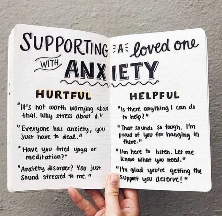 #Helpful and #Hurtful advice for those with #Anxiety