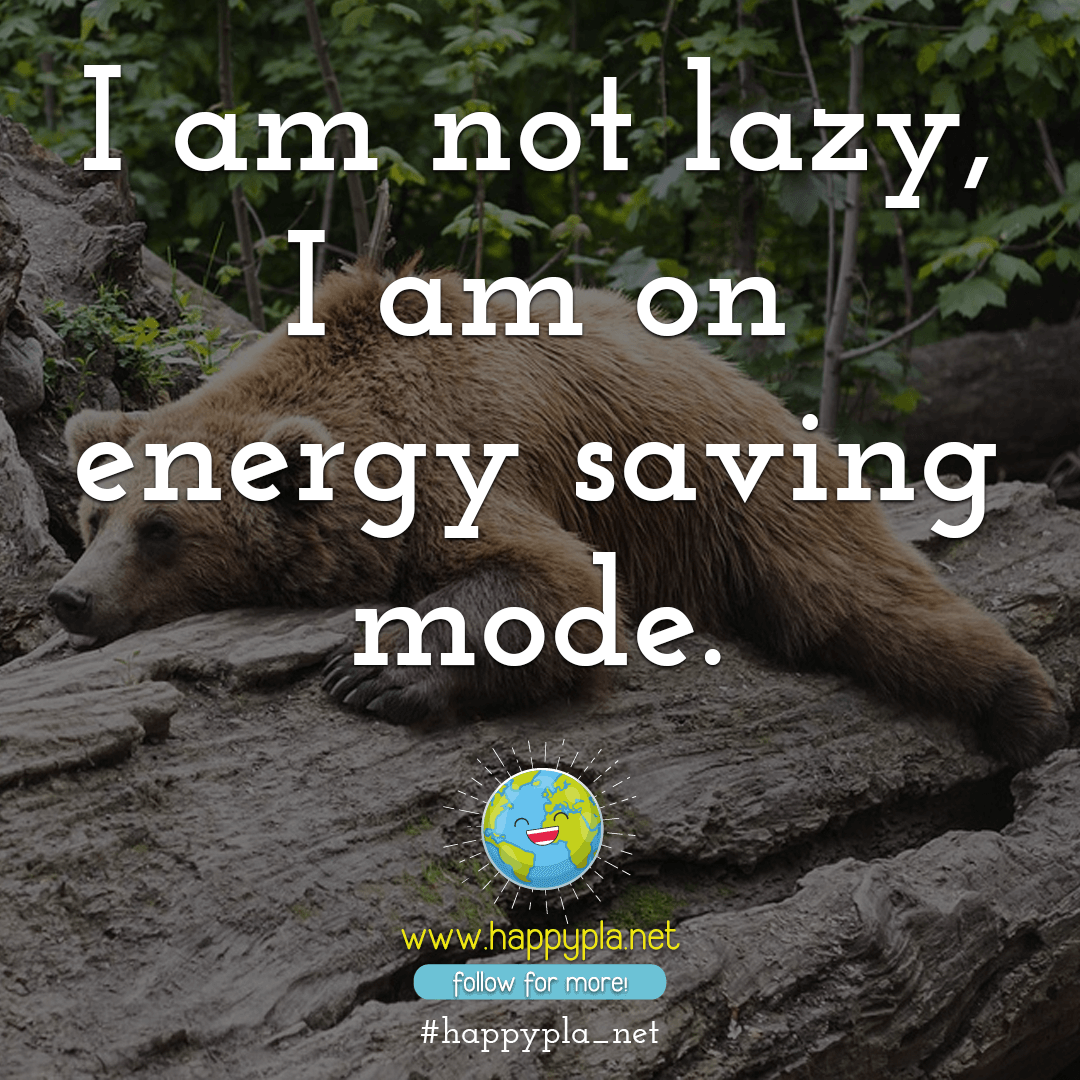 happypla_net's tweet photo. I am not lazy, I am on energy saving mode.⁣
⁣⁣
#happypla_net #lazy #laziness #savingenergy #energysaving #energysavingmode #energysavingtips #productive #productiveday #beproductive #stayproductive #productiveweekend #productiveweek #productivity #productivitytips #rich https://t.co/szRTns3r0k