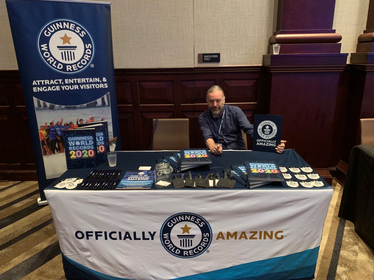 Day 1 at #txsummit19! Stop by our table in Vendor Village and learn more about record-breaking opportunities. @ttianews <a href="/GWR/">Guinness World Records</a> #ttia #texastravel #tourism