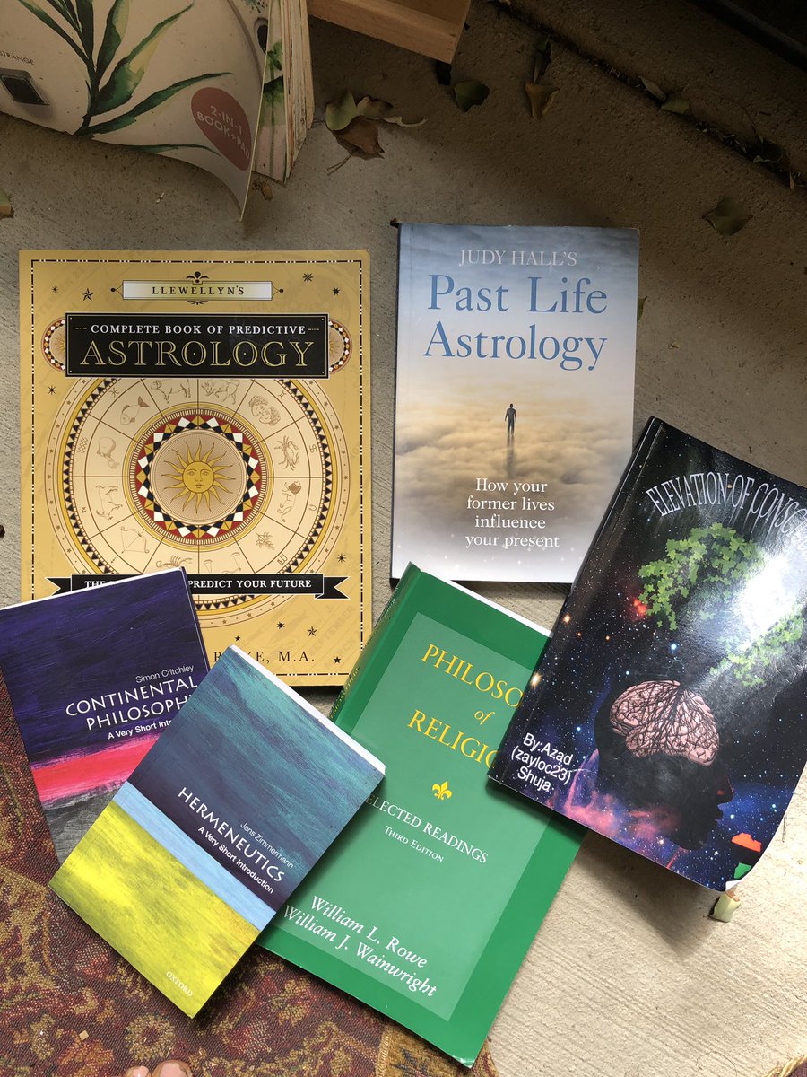 Books you will never catch me without! I know a lot are Philosophy but astrology and philosophy really go hand in hand and obviously with spirituality, I like to learn everything about the practices and religions