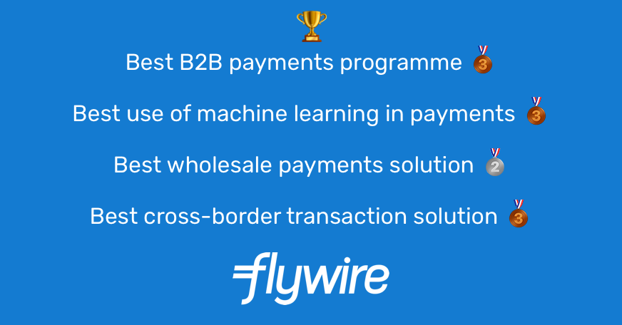 Flywire's tweet image. We're honored to be recognized on @bobsguidedotcom Payments Rankings of 2019. Congrats to all who made it on the list! #payments #paymentssolved #bobsguide #b2b #machinelearning #crossborder #FlywireEDU #FlywireHealth #TravelByFlywire @FlywireHealth