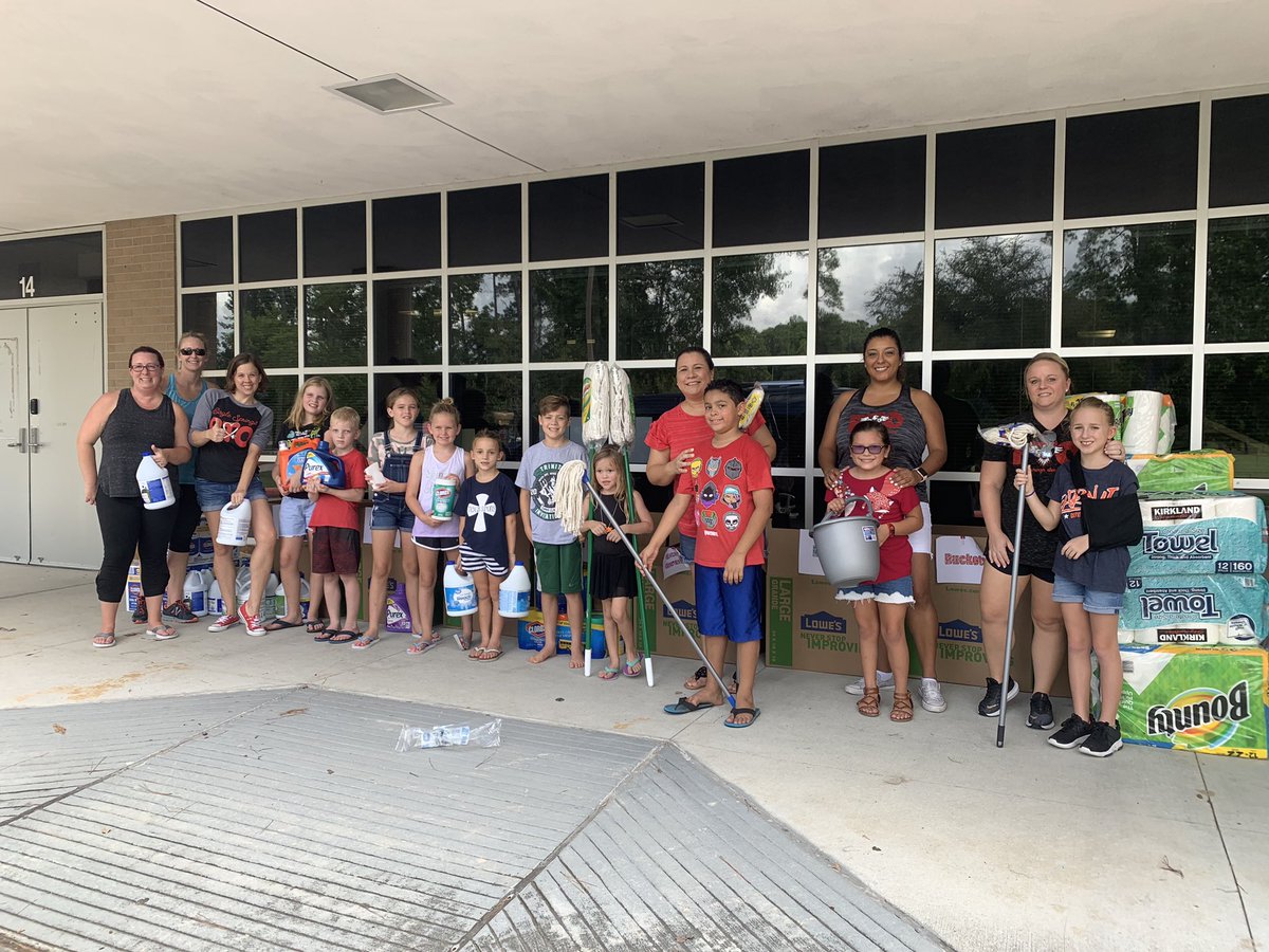 MeganLScales's tweet photo. Imelda Donation Drive @HumbleISD_ESE was a big success! These items were delivered directly to HAAM! https://t.co/nHUEbn5emA https://t.co/rKbYZXy02c