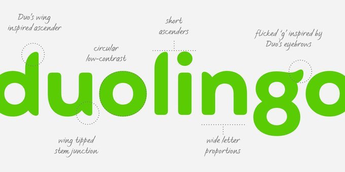 ZaiaStudio's tweet photo. Favorite tweet:

.Duolingo ha rediseñado toda su imagen, incluyendo una nueva tipografía propia https://t.co/MZnMfSqK87 https://t.co/ut4Znsnml0

— Brandemia_ (brandemia_) September 23, 2019 https://t.co/z2W22EMwkX