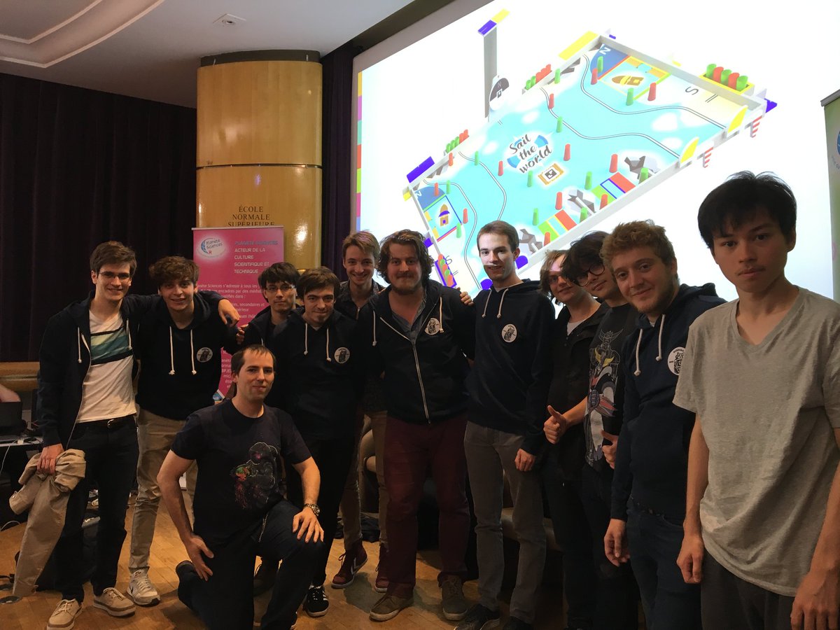 Ce week-end l'équipe d'Eceborg s'est rassemblée pour assister au Forum de Rentrée Planète Sciences à l'ENS Paris.

Le thème sera "Sail the World".⛵️

Le cap est donc donné pour nos corsaires ! Au travail maintenant pour faire de notre robot un flamboyant galion! ☠️🦜

#vieassoece