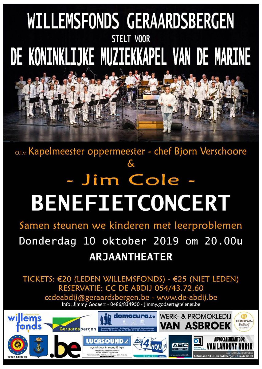 NwGrbn's tweet photo. Willemsfonds Geraardsbergen viert zijn 140 jaar met de komst van de Koninklijke Muziekkapel van de Marine  https://t.co/PuPxss7A6v https://t.co/WViCwSq6Cv