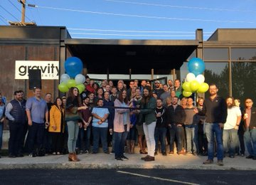 Gravity boise ribbon cutting