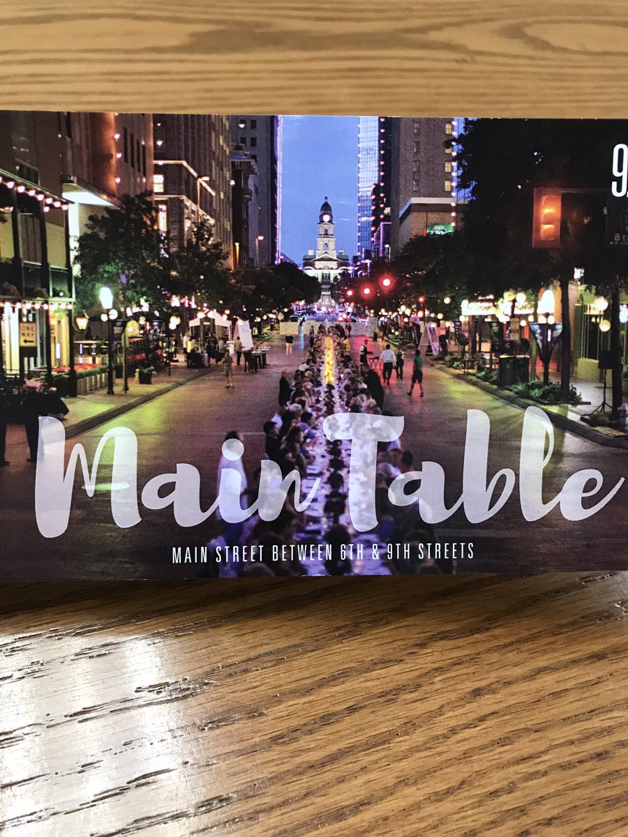 Ahdieology's tweet image. So pleased to spend @DTFortWorth #MainTable in @CityofFortWorth last night with @TCU School of Medicine Dean Stuart Flynn, enjoying a meal from @reatarestaurant!