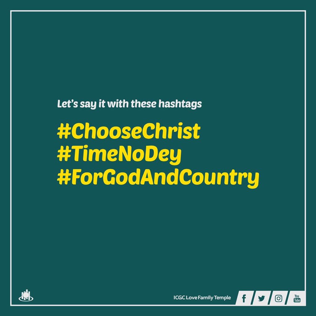 icgc_lft's tweet photo. The internet is one of the best ways we can spread Godโs word. All it takes is the push of a button. Be ready. The sons of light are taking the world by storm. Let the hashtags be filled with His presence. #chooseChrist #Timenodey #ForGodAndCountry #ICGC #BloggersForChrist https://t.co/pdHsB9kHEe