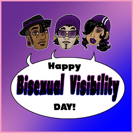 DubyaEitchWhy's tweet photo. By the bi...
Happy #BiVisibilityDay !
So, like, spread the word! https://t.co/5b1w3zQqja