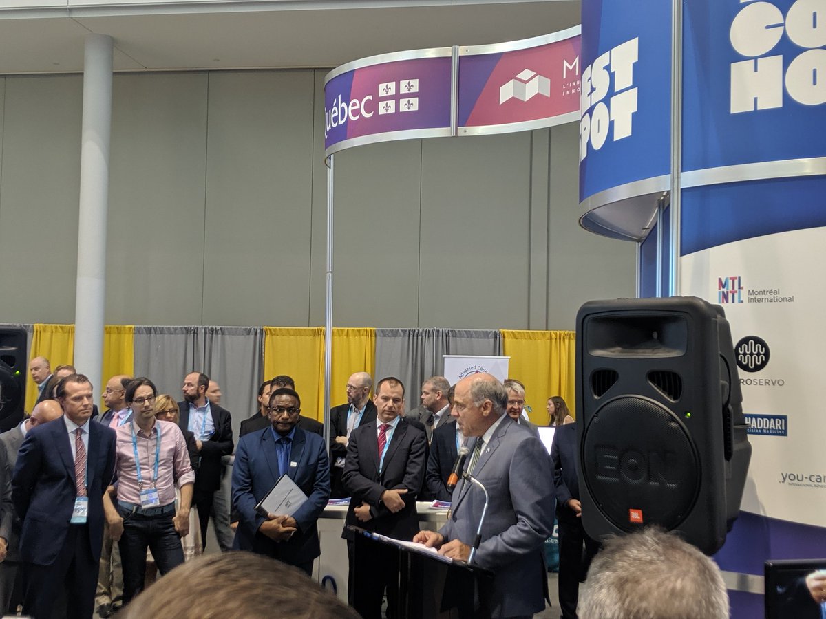 blarose33's tweet image. Inauguration du kiosque du Québec à la #medtechconference par @MinFitzgibbon #thecoolesthotspot