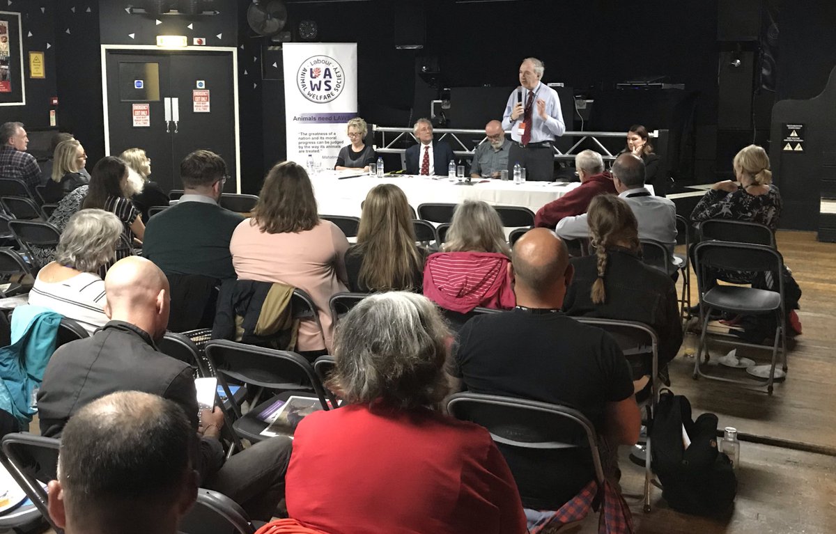 Long standing LAWS member and @ciwf campaigner @Nick4Godalming praises the work of  @LabourAnimals over the years, including a tribute to our late founder Wally Burley. #Lab19