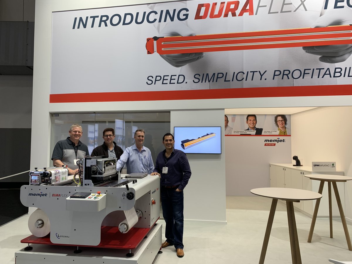 memjet's tweet photo. Exciting Announcement! Memjet is in full effect at Label Expo Booth #8C20. Come see what everyone has been talking about! We invite you chat a little, enjoy a drink and be blown away by our latest technology DURAFLEX!
#memjetattheshow #memjet #packagingmatters #duraflex https://t.co/DXZbQEqHlm