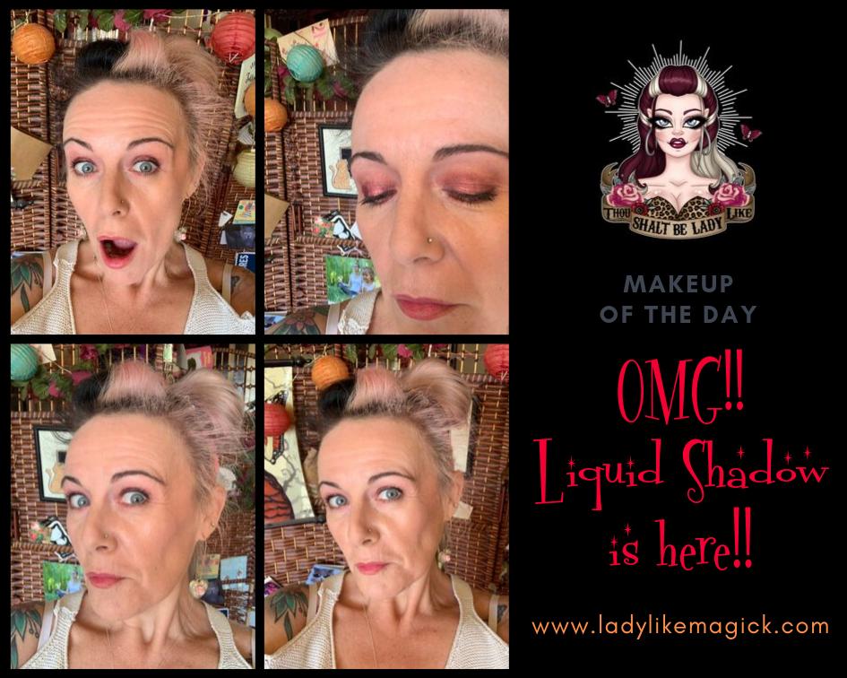 LadylikeMagick's tweet photo. #YouniqueLiquidShadow is here! I created a halo eye using Egotistical (raspberry satin/pink pearl finish) to surround Exalted (coral satin/golden pearl finish).

#ladylikemagick #goddesspampering #makeupmagick #anenchantedlife #youniquekudos #youniquemascara #youniquerocks https://t.co/MSI1biGWm7