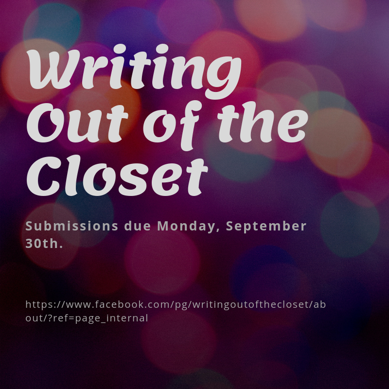twaap's tweet photo. Hey everyone, don't forget to get your submissions in for Writing Out of the Closet! They're due next week! [9/30] If you are between the ages of 14 &amp; 19 and are queer in some way, this is for you! #submissions #writingoutofthecloset #lgbtq+ #youthpoetry 
https://t.co/RW6O1sRV1R https://t.co/xQPTKeEZ3F