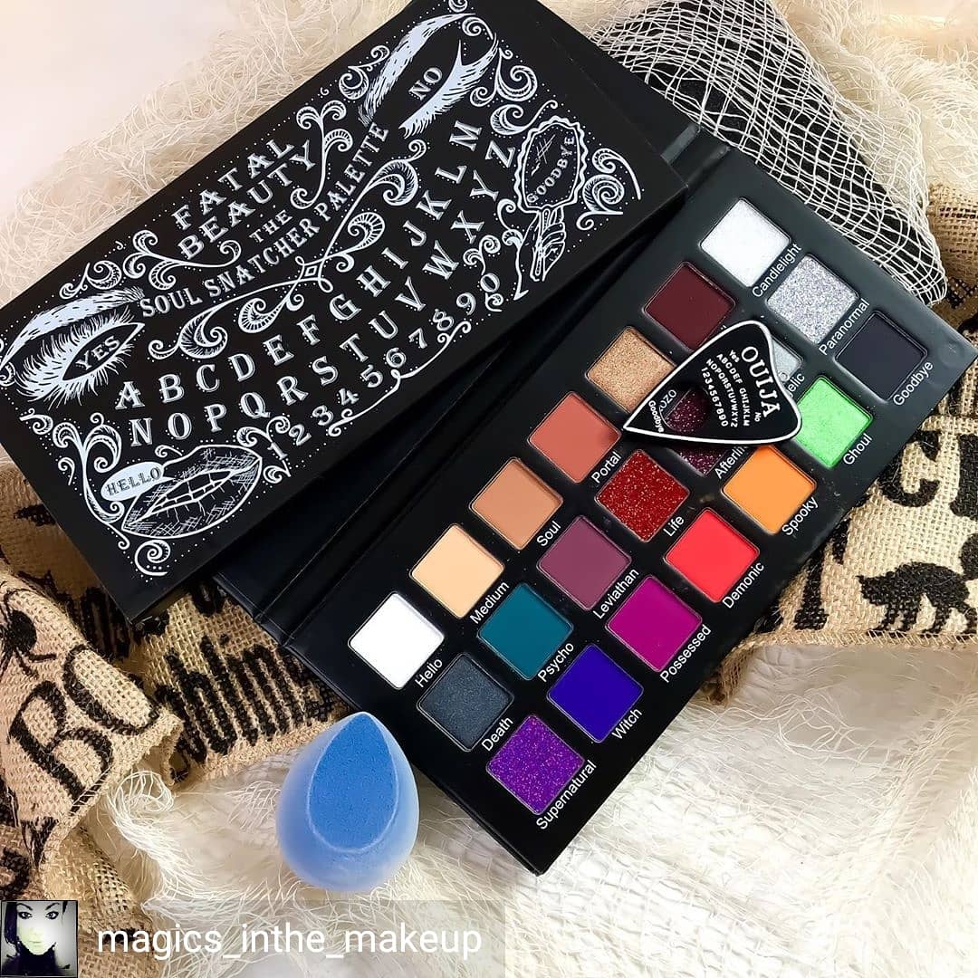 shopfatalbeauty's tweet photo. Beautiful picture of our coveted #SOULSNATCHERPALETTE  by @magics_inthe_makeup..
Check her out on Instagram 
https://t.co/SofZ2q2WOV https://t.co/uyFMP1g19Q