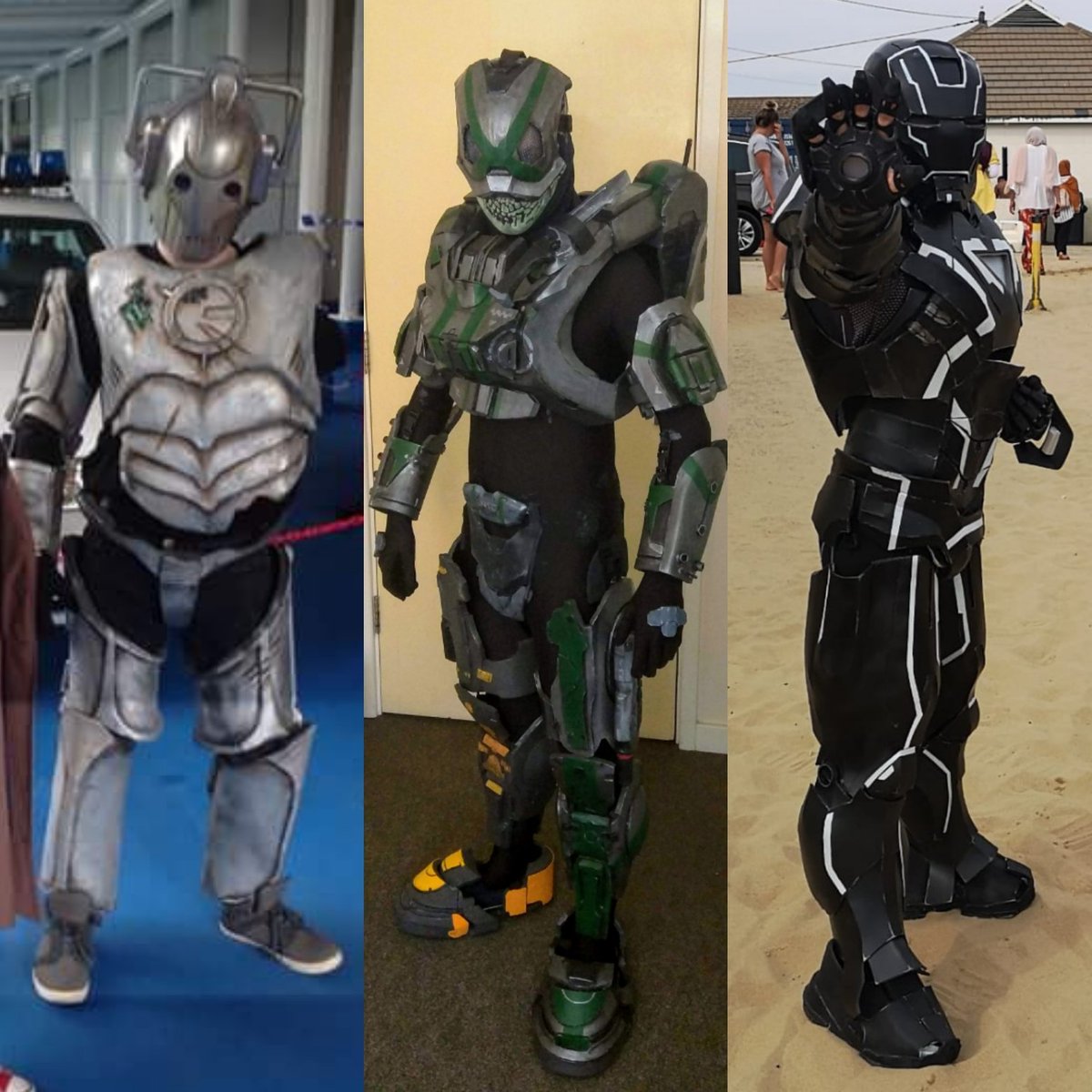 Foamsmith Joe On Twitter Suit Evolution And My Obsession With Eva Foam From 2016 To 2019 Here S To More Projects In The Future Cyberman Ironman Marvel Doctorwho Halo Redvsblue Halocosplay