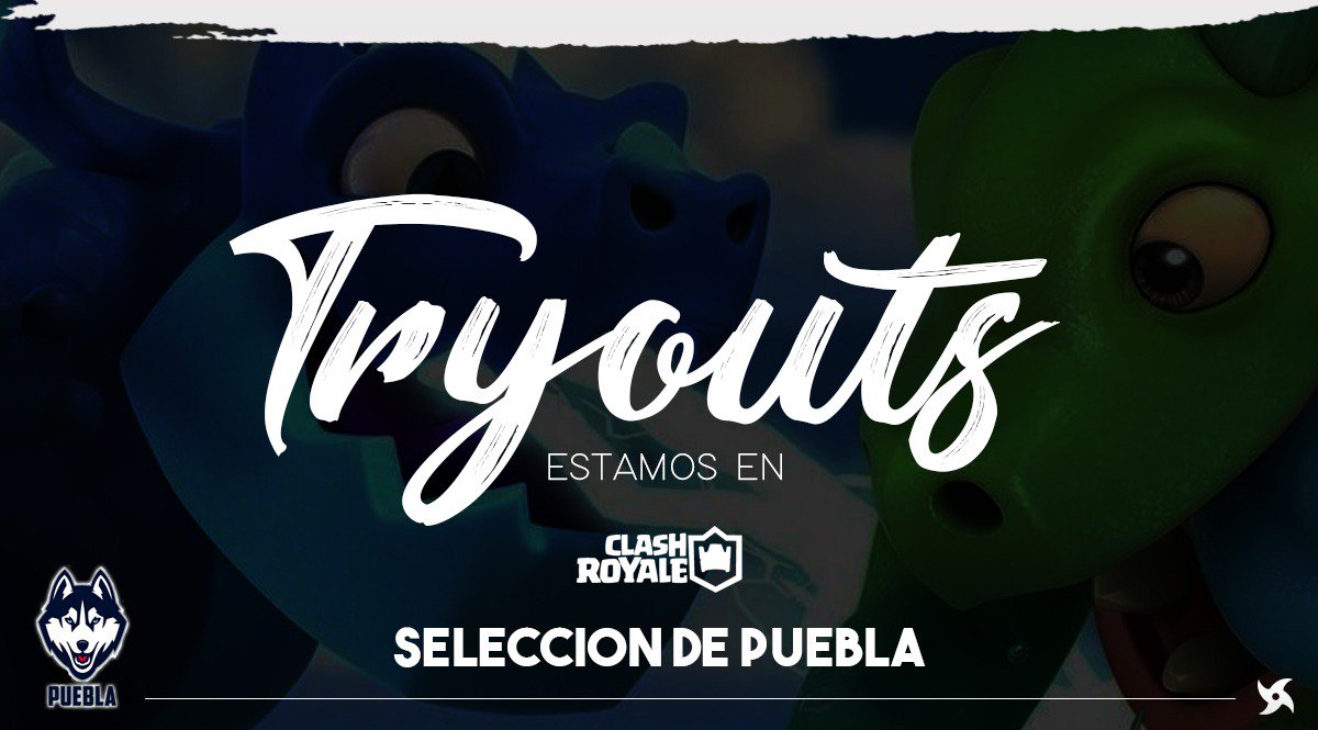 #Tryouts I 🐺

¿Quieres pertenecer a la selección poblana de CR?

Envíanos MD para entrar a los tryouts.

Requisitos:
- Ser poblano 🐺
- Estar activo en competitivo ⚔️