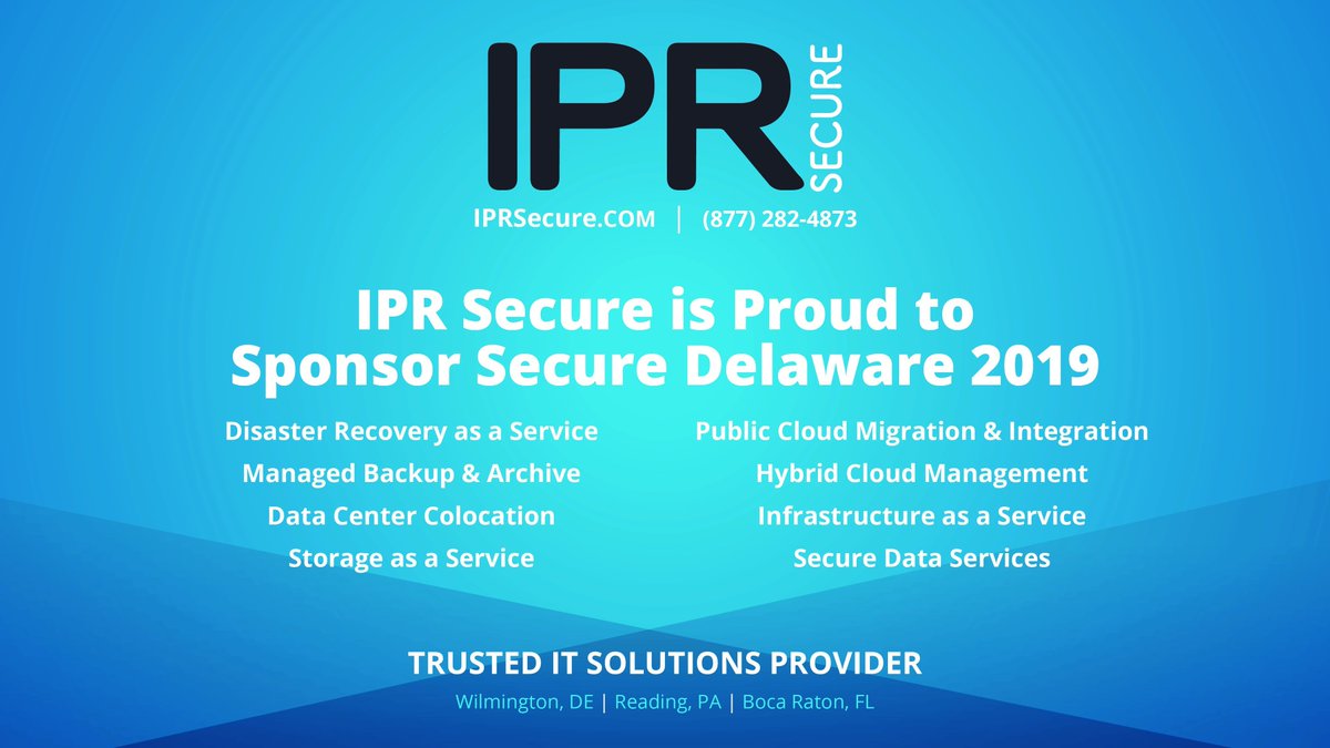 Join us tomorrow as we proudly support <a href="/DeldigiKNOW/">Delaware digiKNOW</a>  Secure Delaware 2019!