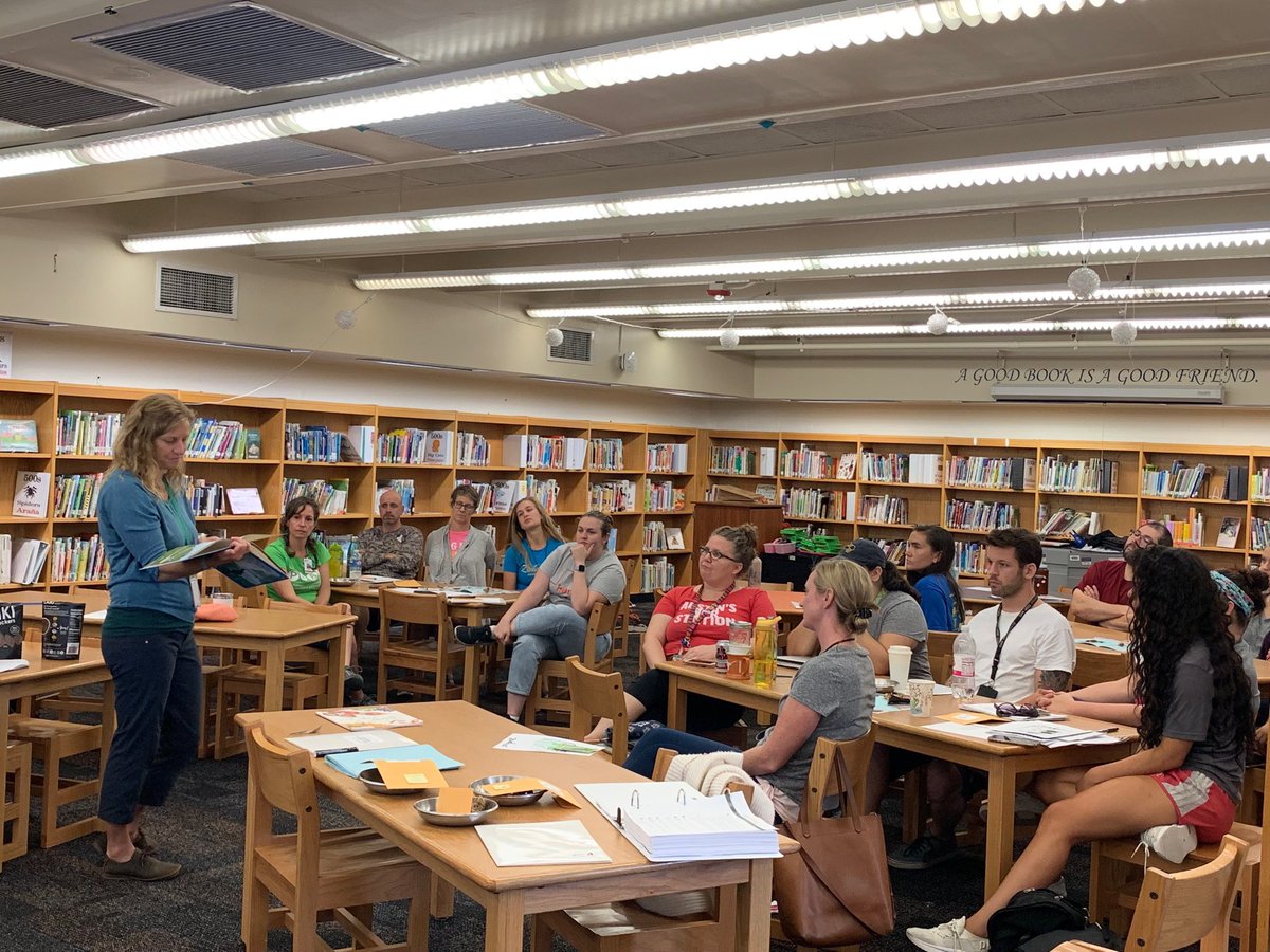 HEPetruzzini's tweet photo. Story time for teachers @CunninghamATX with @EmerilOrg! Making PBL authentic and exciting for all learners! #CunninghamCreates https://t.co/zc5kToAxNQ