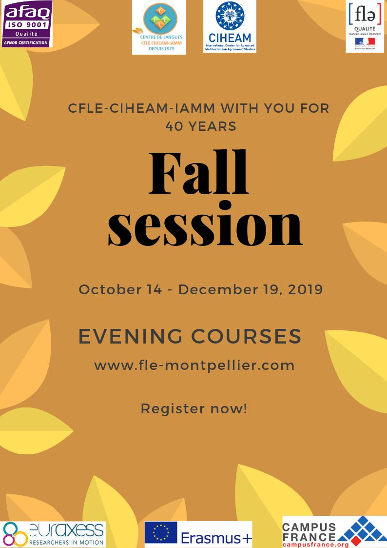 CIHEAMIAMM's tweet photo. 🤩 Back to learn #French!
And here we go again for a new academic year.
🎊 We have been assisting you in your #learning of French for 40 years now. 💖 Thank you for your trust!
More details: https://t.co/ewGwCWh7PY
#CFLE40ans #LearnFR #ApprendreFR #Fall #intensive #courses https://t.co/ISBKQxc2DP