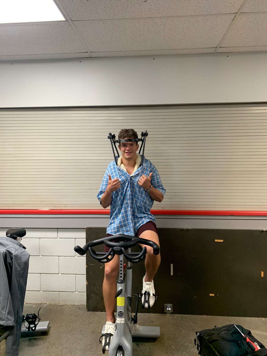 Unbiased opinion.. but, I think we have one of the toughest players in the <a href="/NAHLHockey/">NAHL</a>... 

Good to see Alex back at the rink today getting some work done on the bike! <a href="/alexkupka4/">alexkupka4</a> 

#Blizznation #Blizzfamily #roadtorecovery