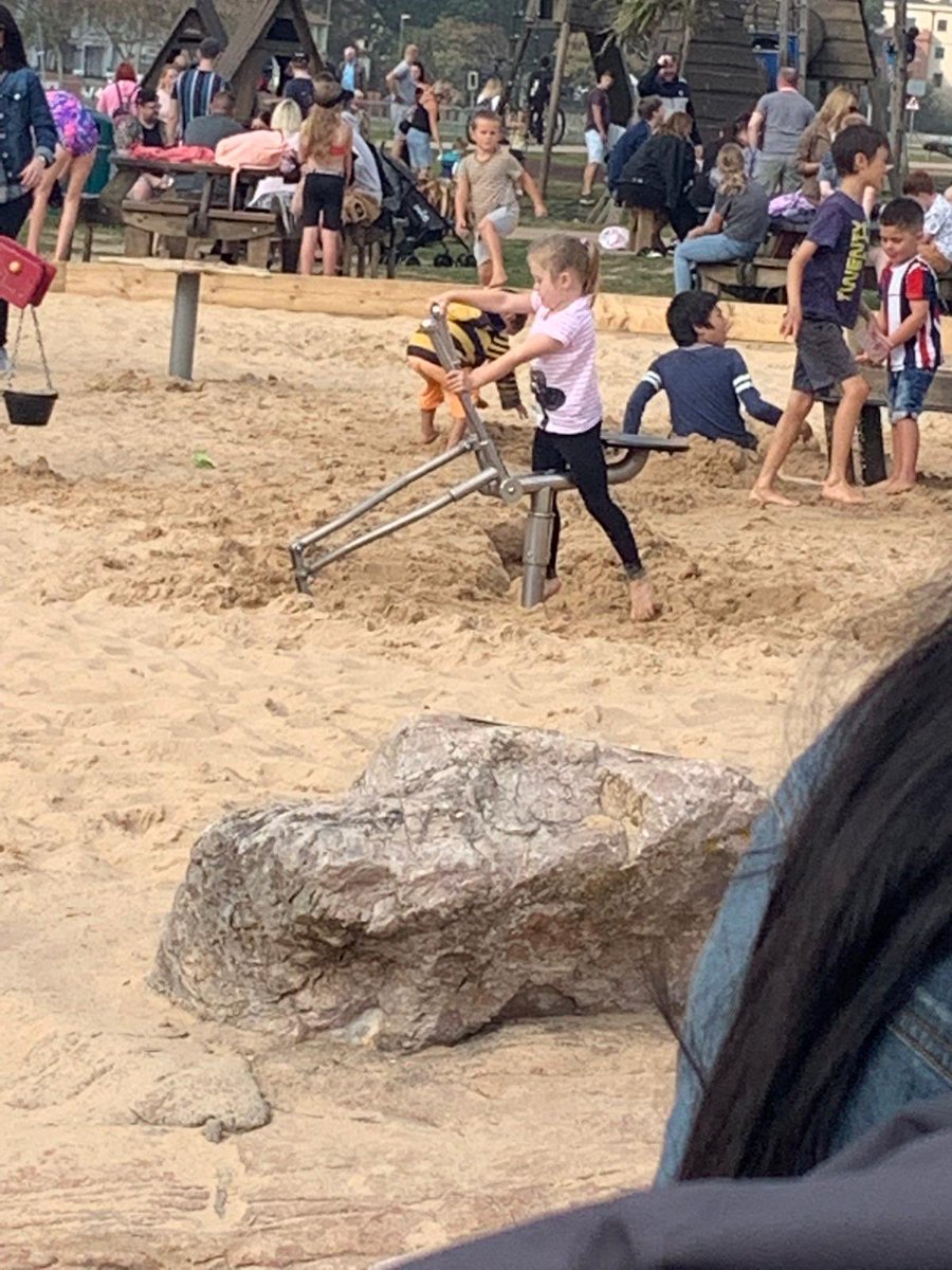 Iylajeant's tweet photo. Lilly enjoyed the weekend with her friends again. Lilly enjoyed exploring the sand and digging a hole. Lilly loved the arcades and she loved counting the pennies. Lilly also loved a train ride! Lilly has had a busy weekend and is ready to do her full week of school :) https://t.co/3ZnFRPMPjM
