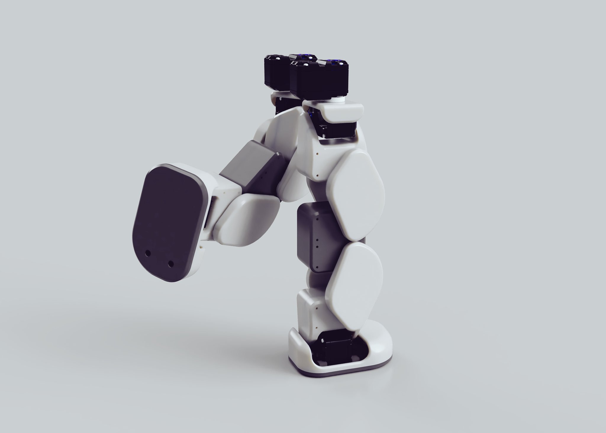 3d printed cheap biped robot