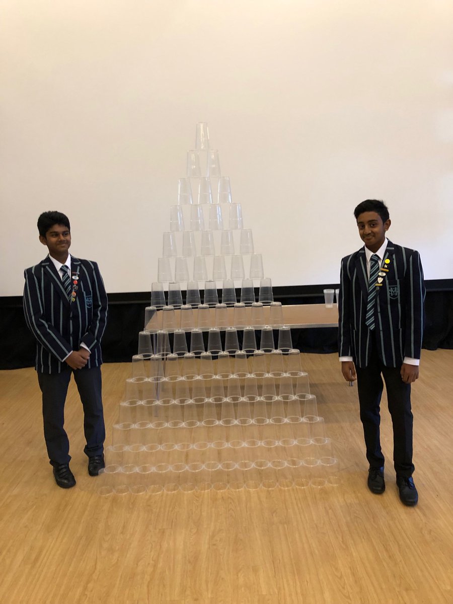 stmartinsprep's tweet photo. A steady hand required in this morning’s assembly looking at how we all support each other at St Martins. #triangularnumbers #assembliesmatter #nobetterplacetobe https://t.co/6ABTWVKaxU