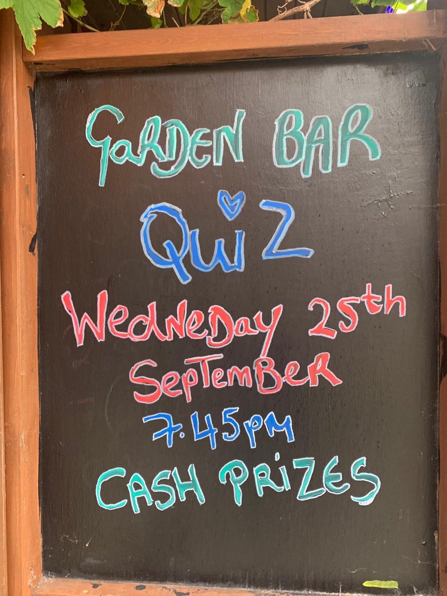Quiz Night Wednesday night! #Eastbourne