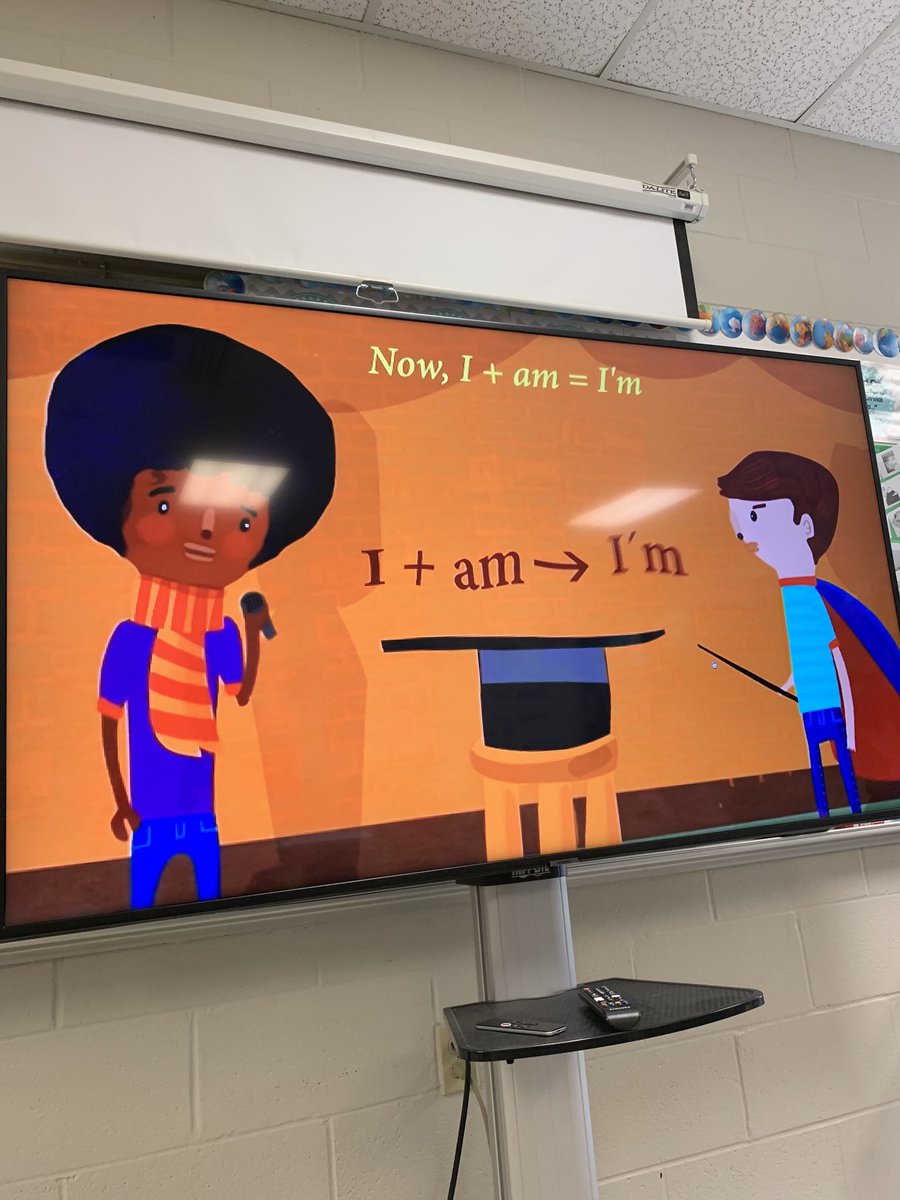 KenerlyC's tweet photo. Learning all about contractions with the help of @Flocabulary! Don’t tell the kids but tomorrow they are performing word surgery! #ramheroes #secondgradesurgeons https://t.co/WgrJhT7XKQ