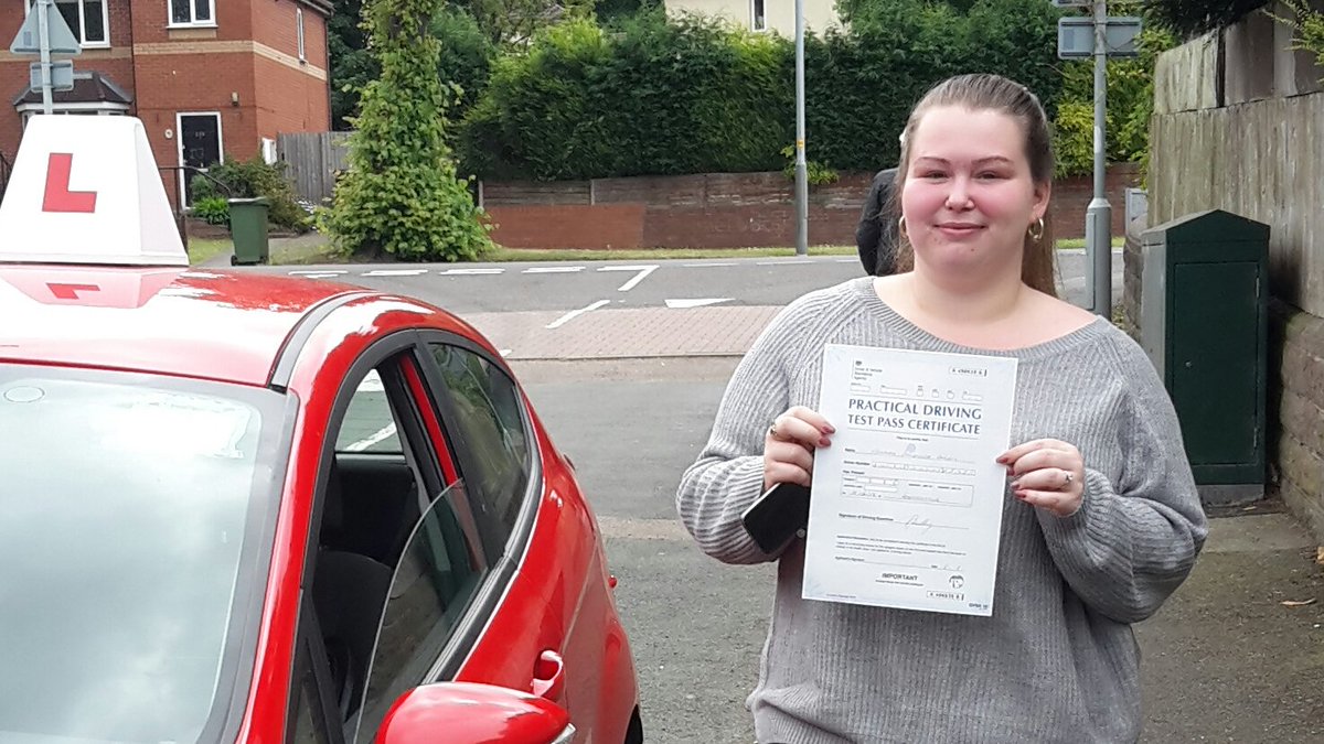 DriverLupe's tweet image. Congratulations to Hannah on passing your driving test