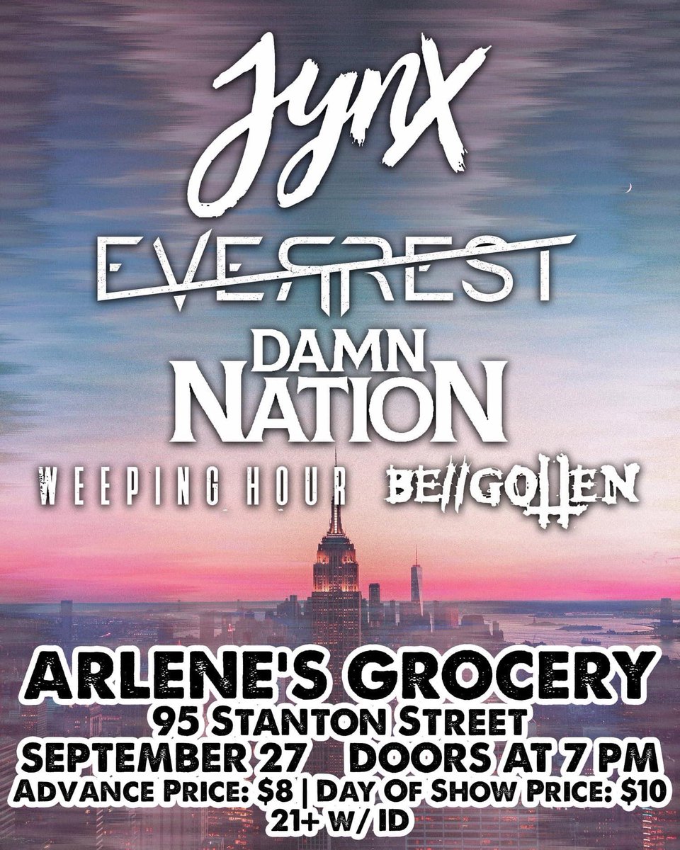 🚨 THIS FRIDAY 🚨

get your tickets now before it’s too late - 
bit.ly/2xqyrHu