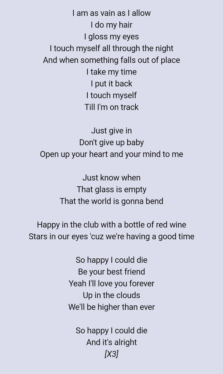 as mentioned in the article, gaga released a song in 2009 called 'so happy i could die', where she sings about a lavender blonde.the lyrics could be interpreted as both, gaga singing about herself or another woman. either way the song has sapphic undertones.here are the lyrics