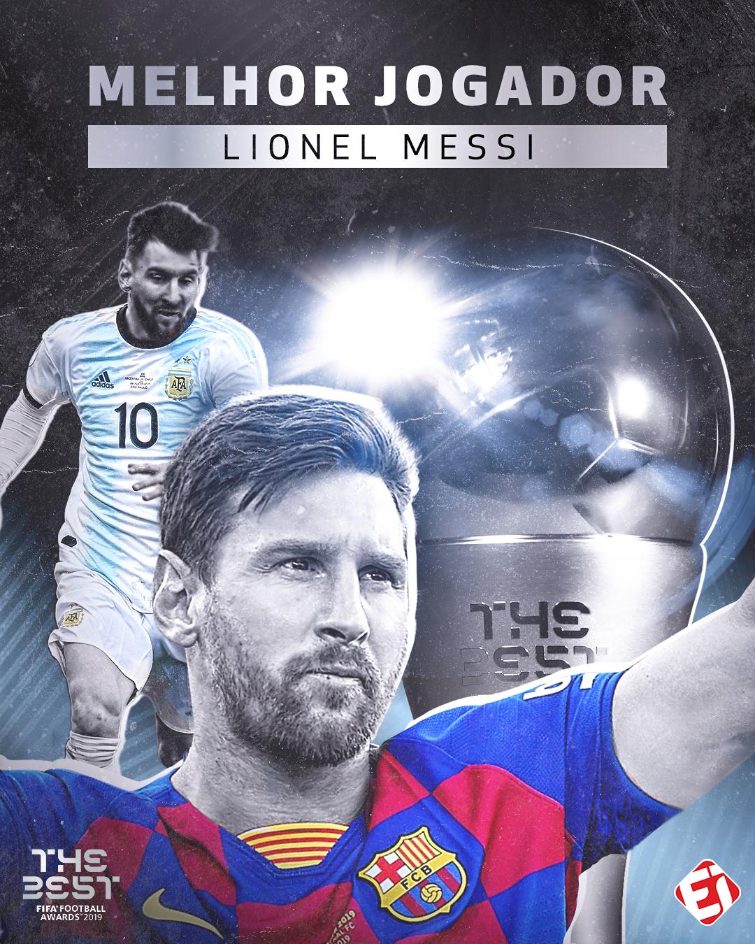 Messi é eleito o melhor jogador de futebol do mundo pela Fifa - Princesa do  Tapajós