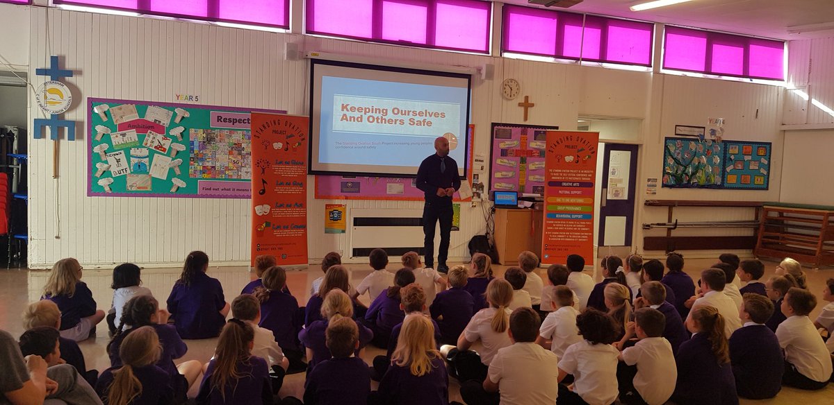 A fabulous visit today to <a href="/OttershawCofESc/">OttershawCofESchool</a>.  Conducting 2 assemblies, to year 5 &amp; 6 on Keeping Ourselves and Others  Safe.  Creating awareness around Exploitation.(CCE)🏫🗣💬👧🏻👦🏽👧🏼