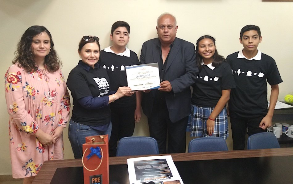 El Plantel Ejido Nuevo León del Colegio de Bachilleres de Baja California (CoBachBC), recibió el certificado que lo acredita como promotor y multiplicador del programa de salud y seguridad “Hoy Joven Seguro”.