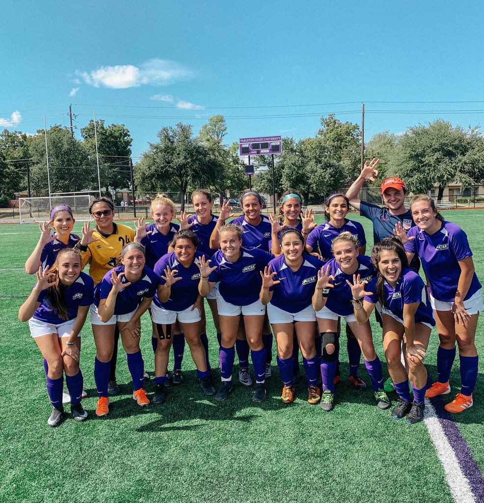 kelsaytaylor's tweet photo. @ACUClubSports 
Undefeated Women’s Club Soccer Team looking for some love here 😜⚽️ https://t.co/QMNto4rlyy