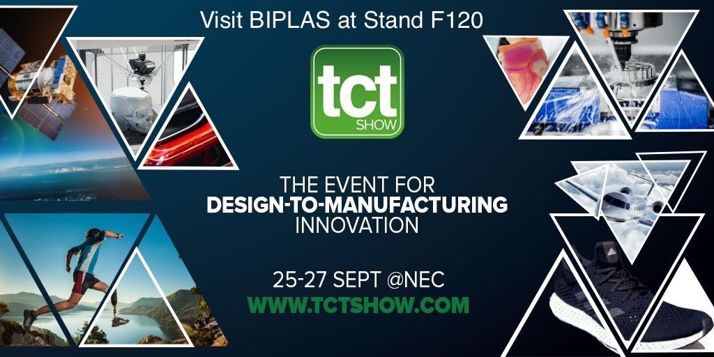 BiplasLtd's tweet photo. BIPLAS #mouldingthefuture @TCTShow stand build all finished ready for the exciting week ahead. Come see us on stand F120 and meet our experienced engineers and injection moulding team #ukmanufacturing #InjectionMoulding https://t.co/CbIzB2kWGc