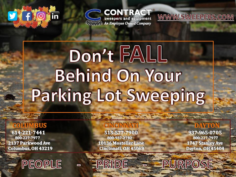 ContractSweeper's tweet image. Happy First Day of Fall!

#ContractSweepers #StreetSweeping #Fall #FallCleaning #ParkingLotSweeping