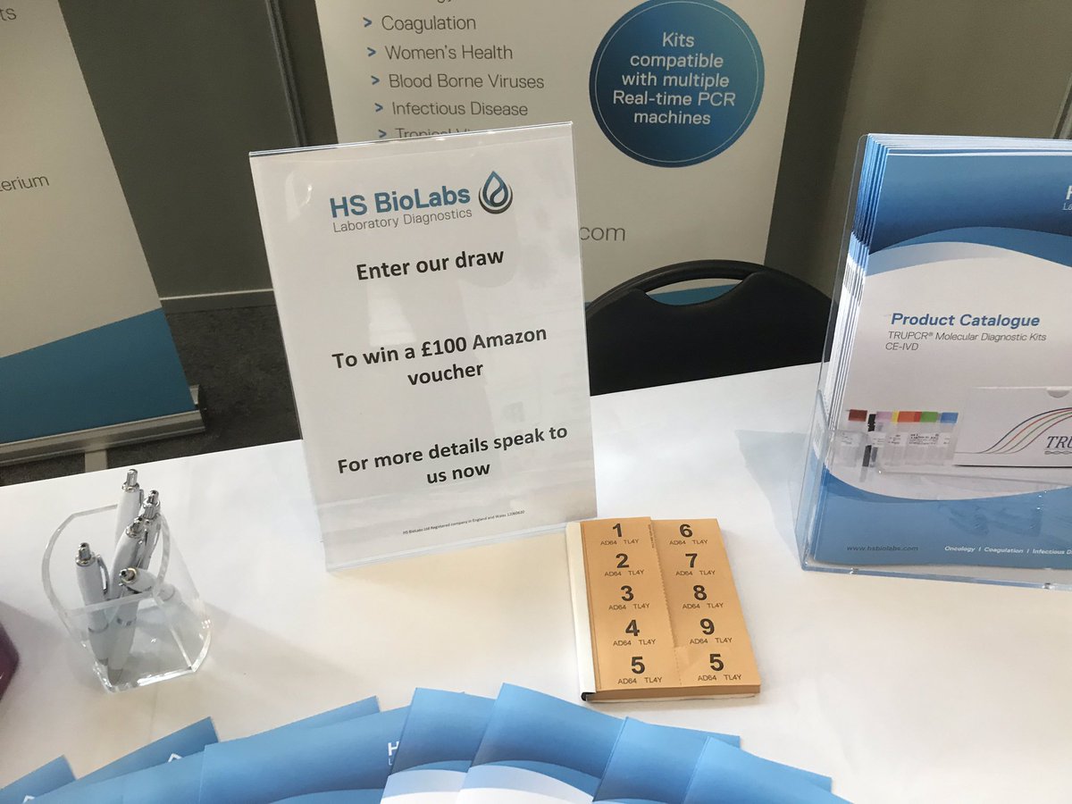 ltd_hs's tweet photo. Exhibiting at the IBMS Hall 1 booth F12. Pop by to discuss our CE marked TRUPCR kits #IBMSCongress2019 https://t.co/7nNLdglaKS