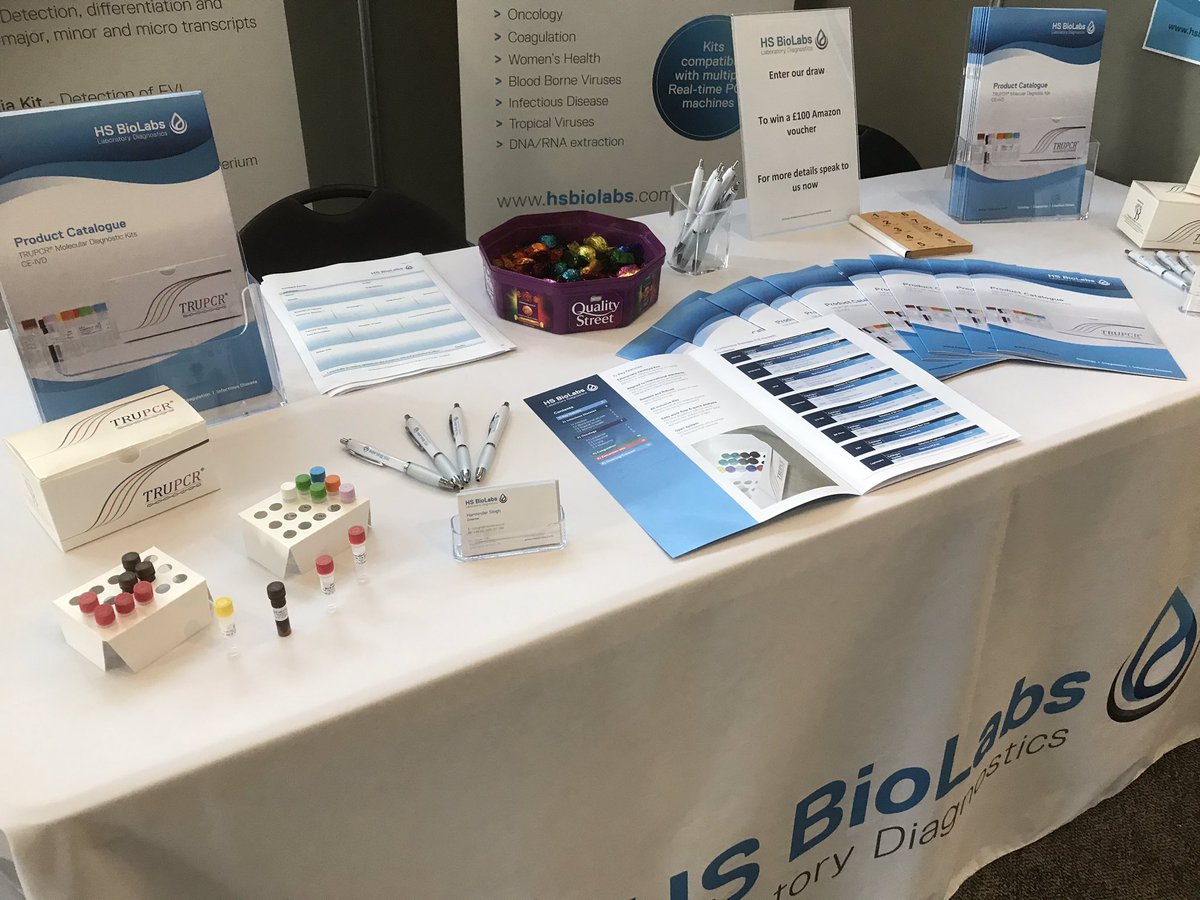 ltd_hs's tweet photo. Exhibiting at the IBMS Hall 1 booth F12. Pop by to discuss our CE marked TRUPCR kits #IBMSCongress2019 https://t.co/7nNLdglaKS