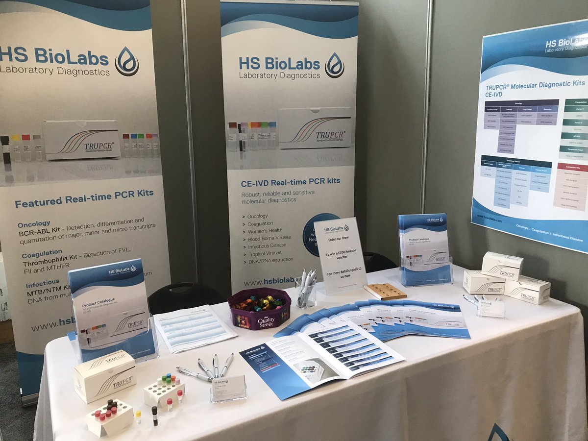 ltd_hs's tweet photo. Exhibiting at the IBMS Hall 1 booth F12. Pop by to discuss our CE marked TRUPCR kits #IBMSCongress2019 https://t.co/7nNLdglaKS