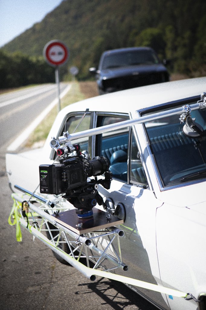 Great pleasure to shoot this project this weekend . Car Rig to shoot our actor while driving . #carrig #cinema #films #Chrysler #300 #oldtimer #oldcar #car #film #ursamini #video #videoshoot #musicvideo #swiss #swissartist #art #anamorphic #kowa #lens