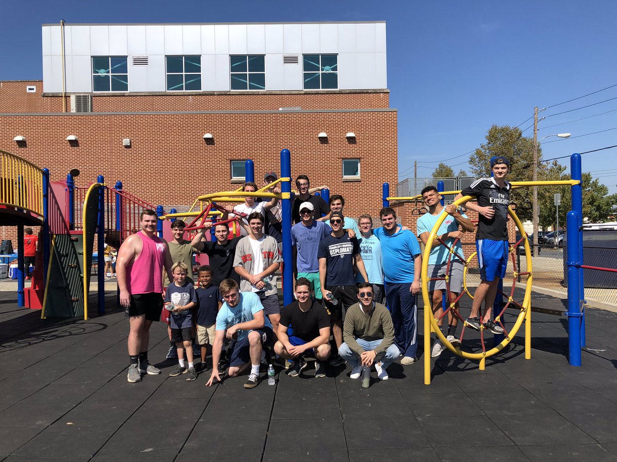 Kickball with the kids from Wharton Elementary School this past weekend! Always a blast!