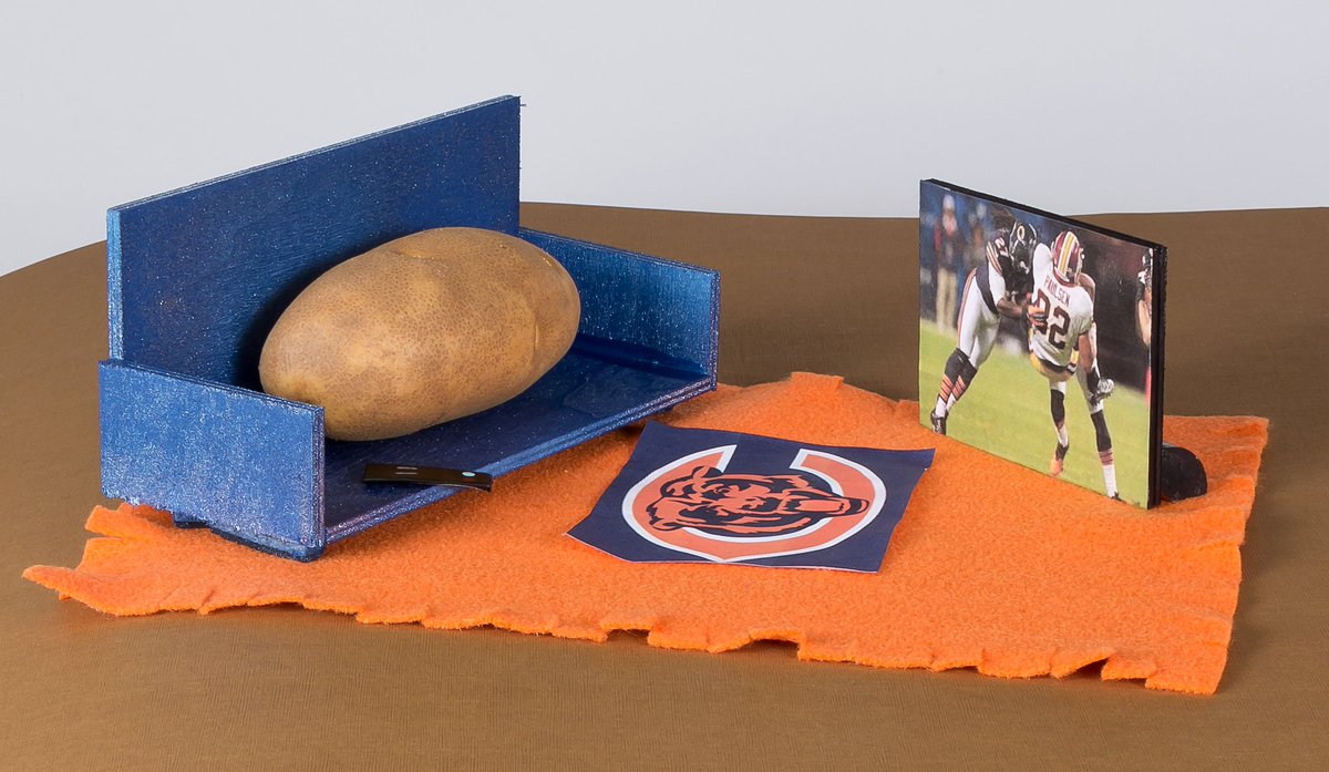 CustomDirectInc's tweet photo. We channeled our inner "couch potato" in this week's competition based around the Redskin (potato) theme... Nancy takes the victory bling for Week #3! Bear Down! https://t.co/uZtmtXs3dx