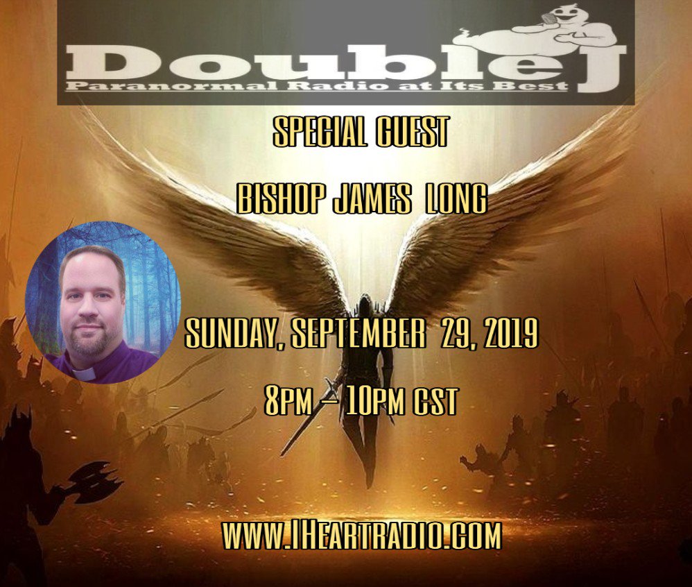 SoulsWayward's tweet photo. Join #Wayward #Souls #Promotions own Joel Sturges as he #interviews #world renowned #Exorcist #Bishop James Long! This coming #Sunday at 9 PM EST only on https://t.co/WwedrCIiYD 
#JoelSturges #BishopJamesLong #DoubleJRadio #IHeartRadio #WaywardSoulsPromotions https://t.co/ka5xPIijV3