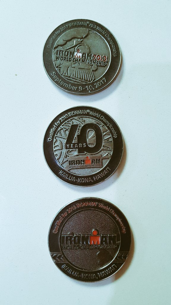 #MedalMonday Que los sueños se conviertan en metas y éstas en logros... #roadtoKona #kona #ironmanworldchampionship #imw